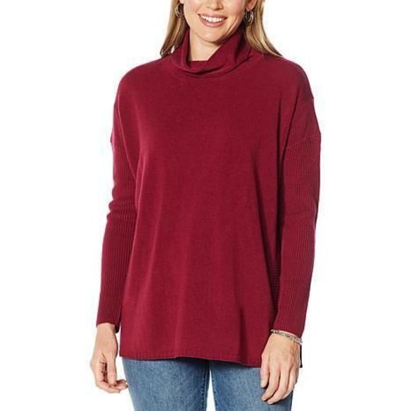 DG2 LUXTOUCH TURTLE NECK SWEATER BLACK XL - Picture 1 of 1